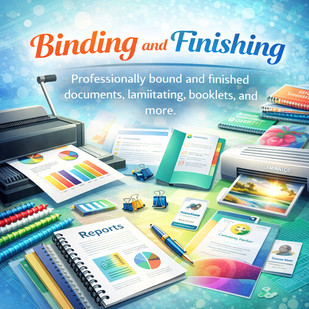 Binding and Finishing